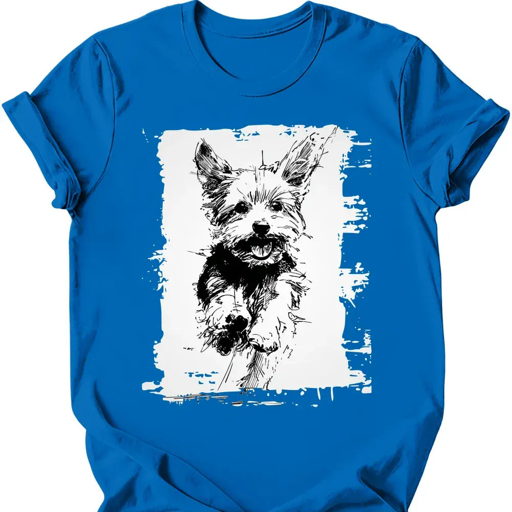 Yorkshire Terrier - Running Dog T-Shirt
