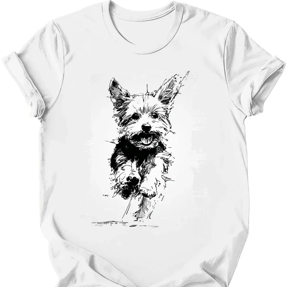 Yorkshire Terrier - Running Dog T-Shirt
