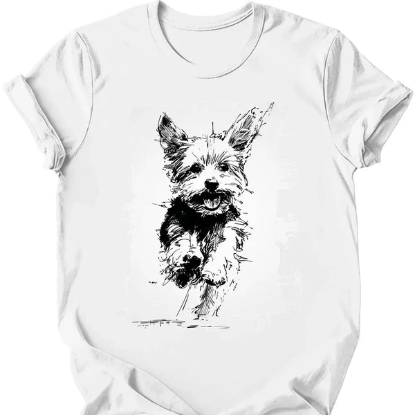 Yorkshire Terrier - Running Dog T-Shirt